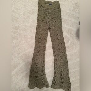 Jluxlabel moss island crochet pants size xs